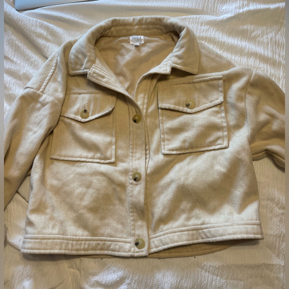 Cropped shacket